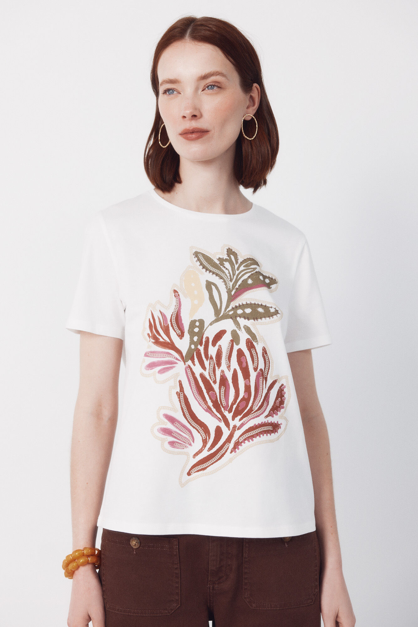 Cortefiel Camiseta estampada