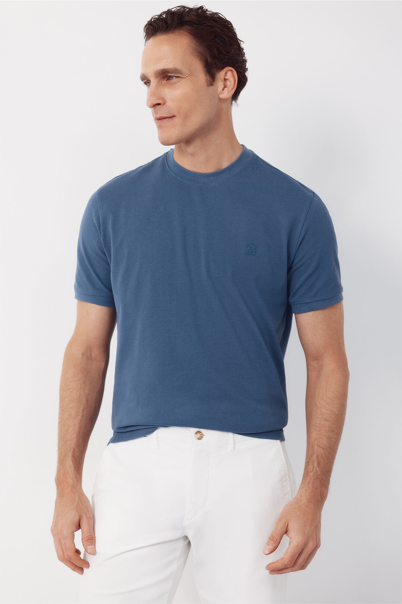 Cortefiel T-shirt b&aacute;sica em piqu&eacute;