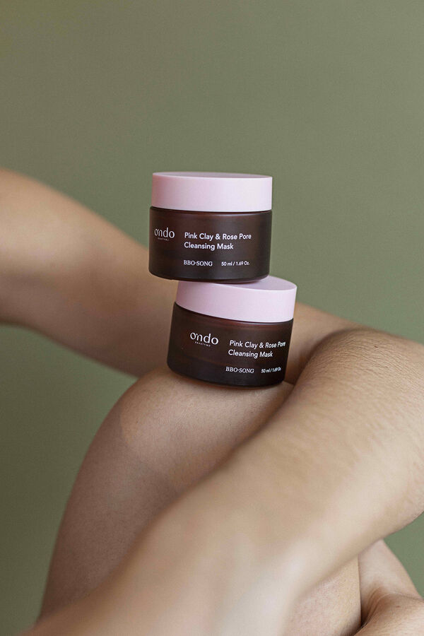 Ondo beauty 36.5 Mascarilla limpiadora de poros BBO-Song con arcilla rosa y rosa Blanco