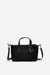 Cortefiel Basic nylon bag Black