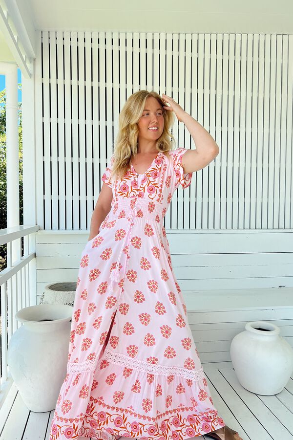 Jaase Vestido largo Romi Rosa