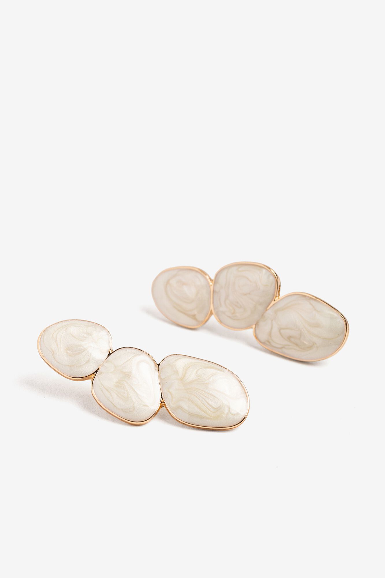 Vilanova Brincos Curvos Esmaltados