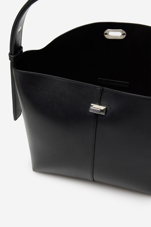 Cortefiel Bolso hombre cierre Negro