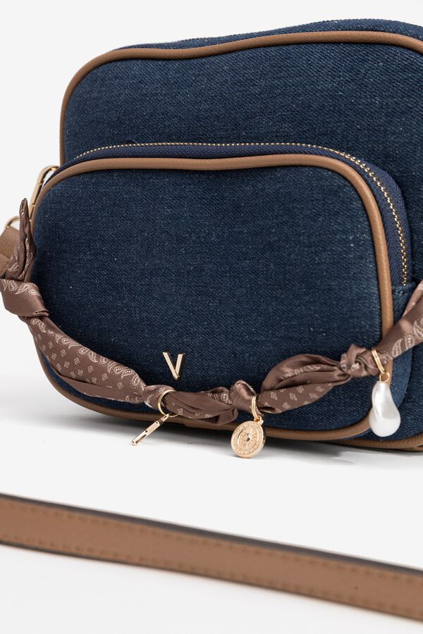 Vilanova Cartera camel Azul marino