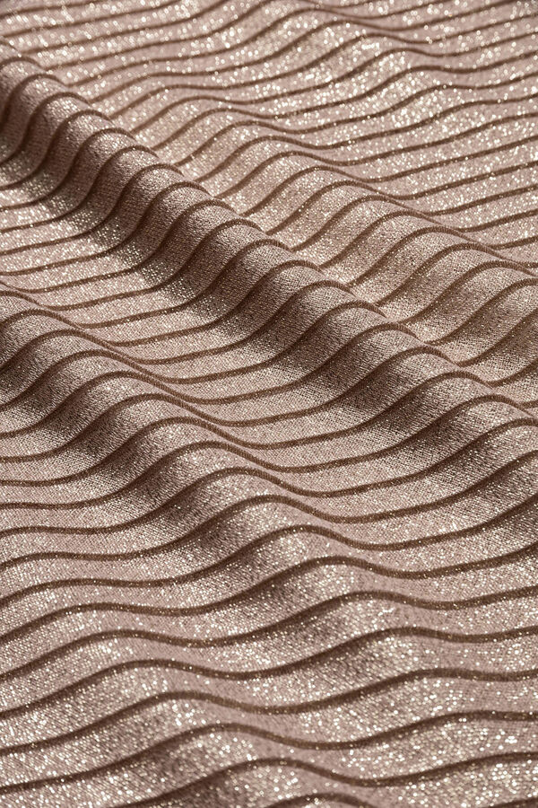 Vilanova Pa&ntilde;uelo Rectangular Plisado Met&aacute;lico Arena