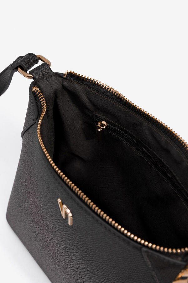 Vilanova Bolso Bandolera Efecto Piel Black