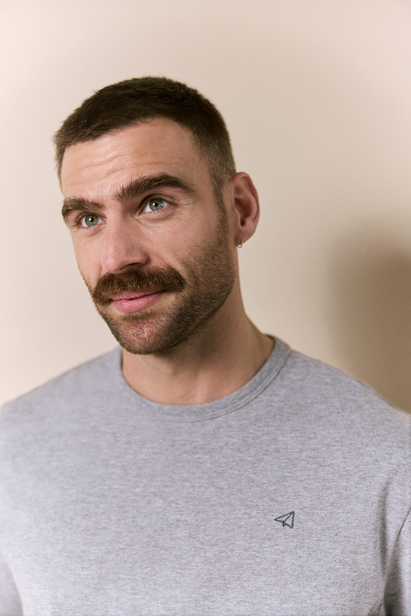 OOTO T-shirt lavada de manga curta