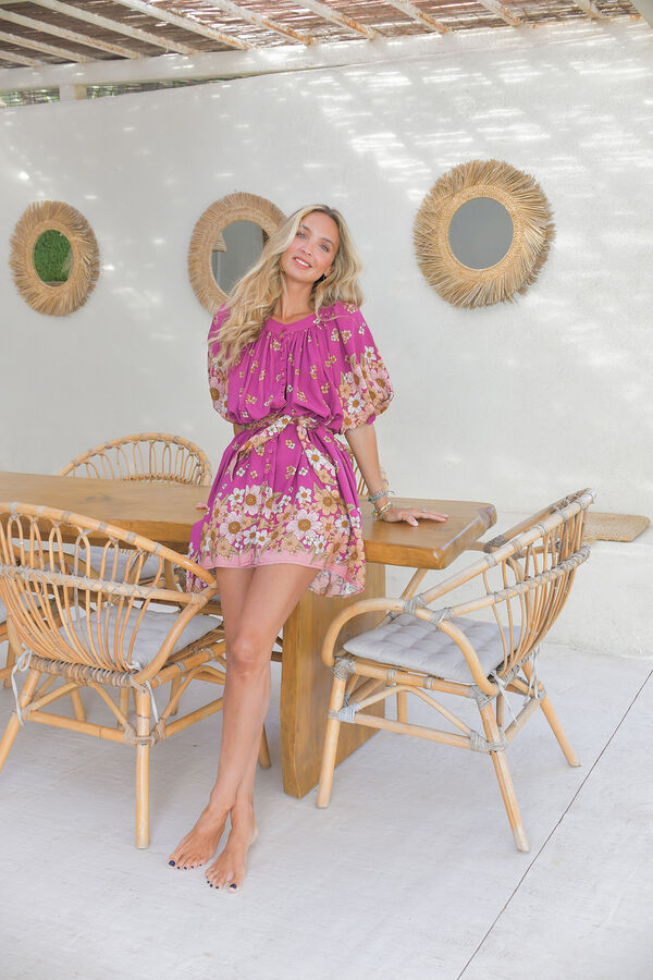 Jaase Vestido corto fluido Rosa