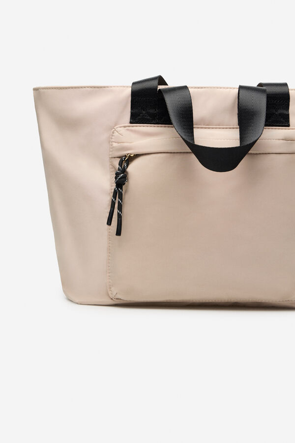 Cortefiel Bolso shopper Beige