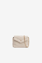 Vilanova Bolso bandolera acolchado Beige