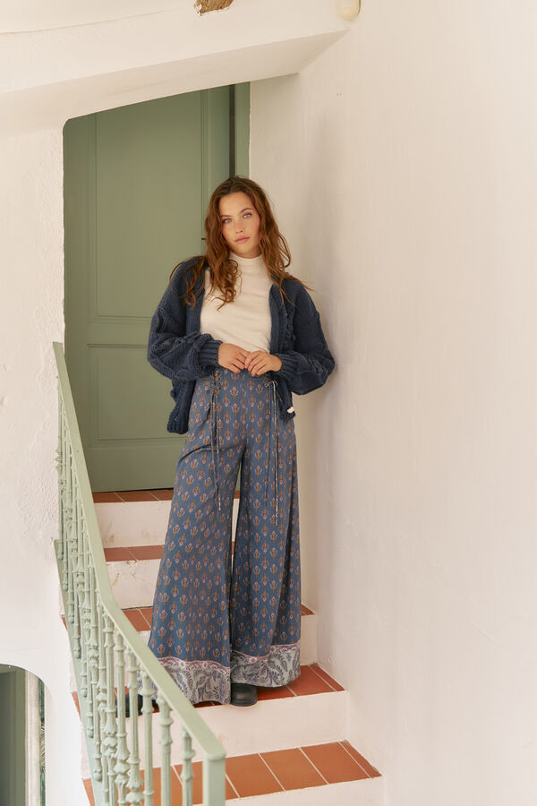 Jaase Cárdigan de punto Azul marino