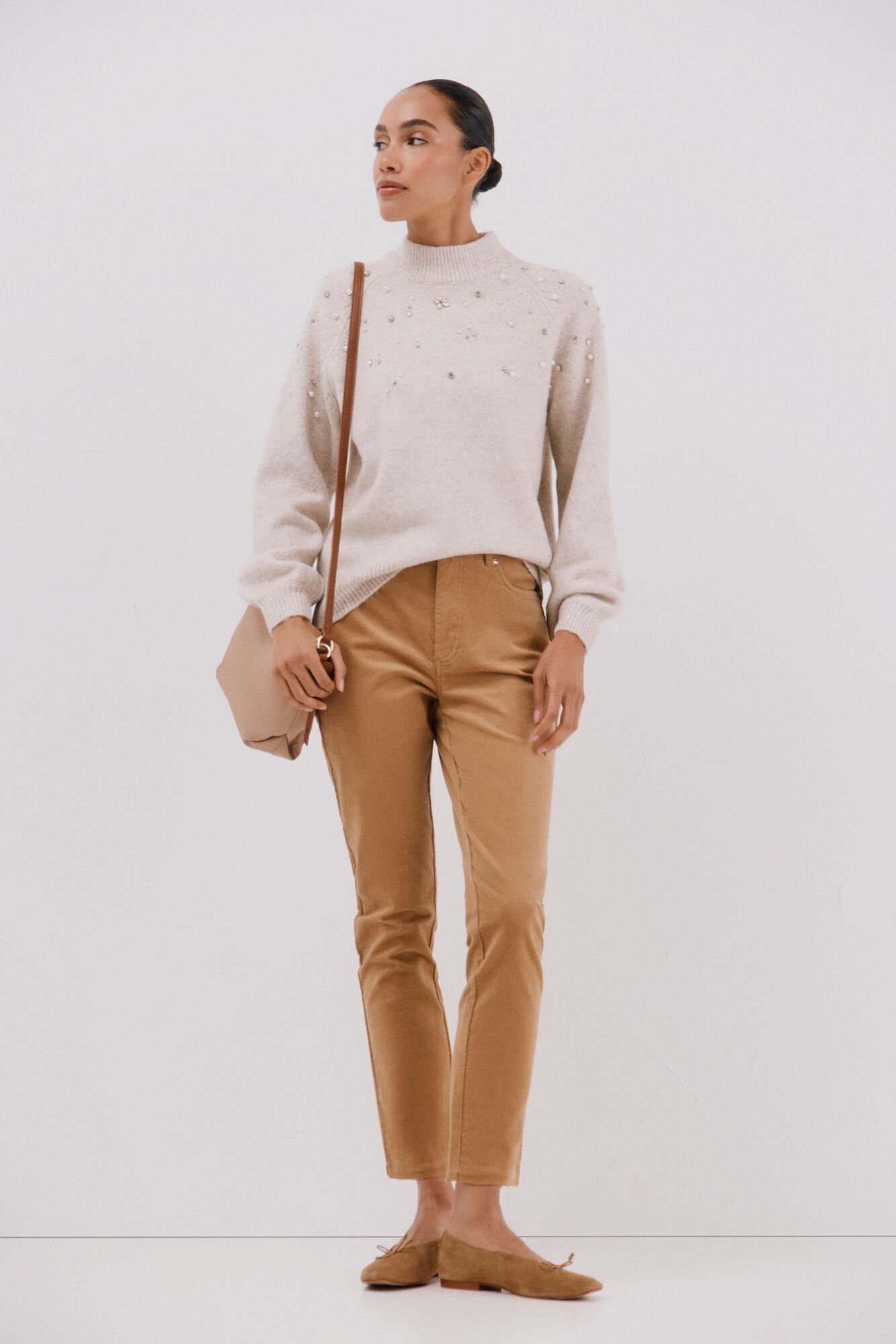 Cortefiel Bolsa de ombro com logo de nylon porque