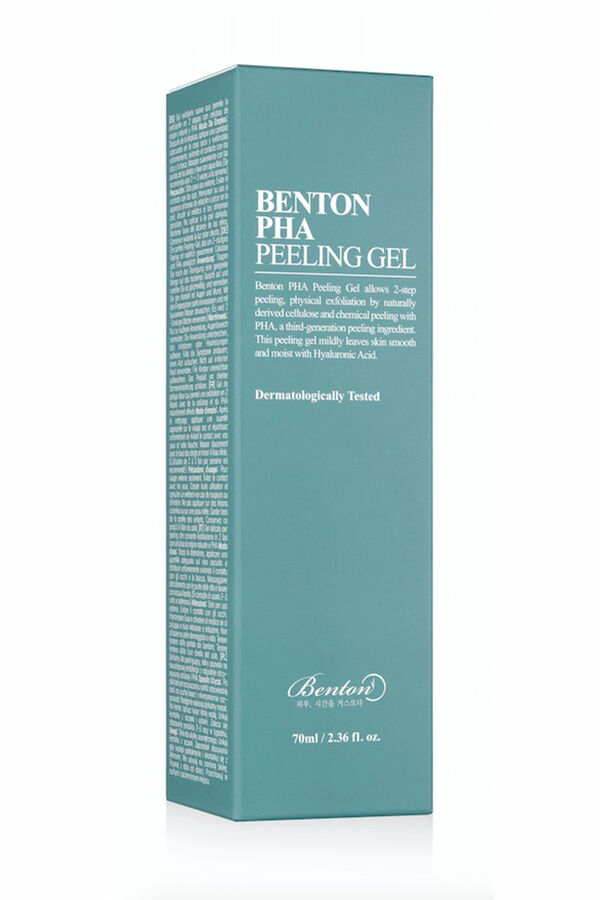 Benton Gel exfoliante PHA Estampado azul