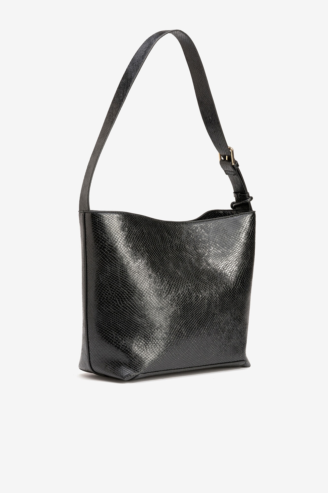 Vilanova Mala de ombro com efeito de cobra