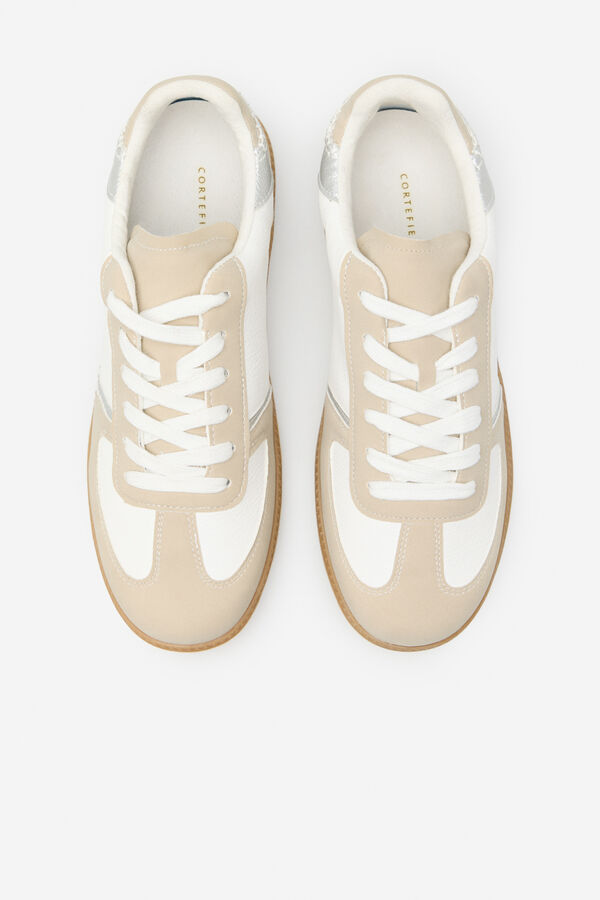 Cortefiel Zapatillas deportivas Ecru