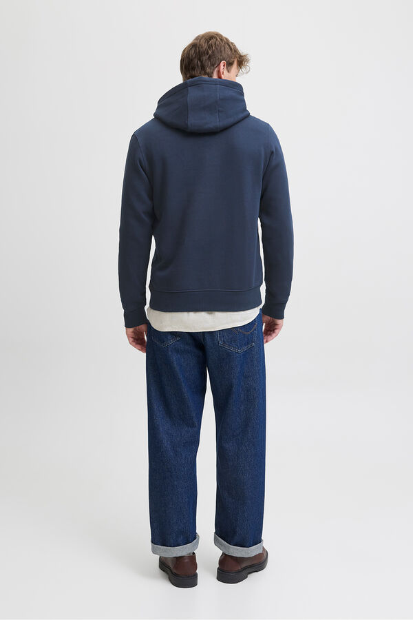 Jack & Jones Sudadera logo frontal Blue