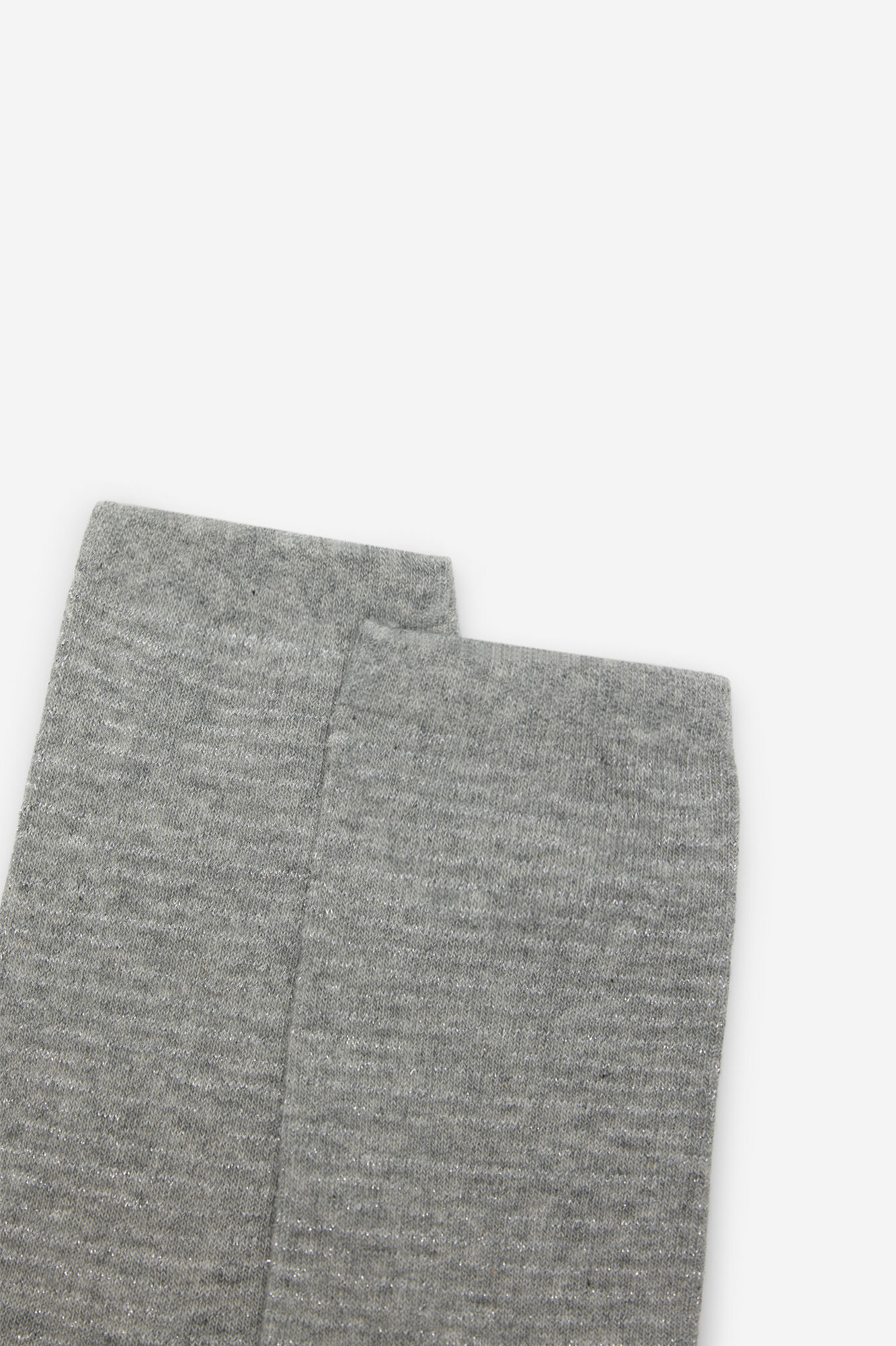 Cortefiel Meias compridas riscas em lurex