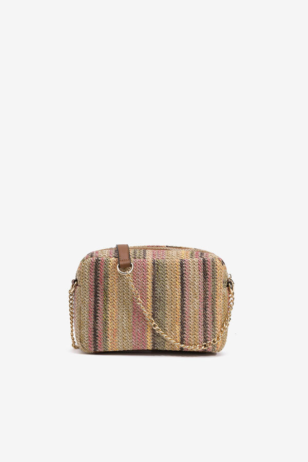 Vilanova Bandolera efecto trenzado Beige