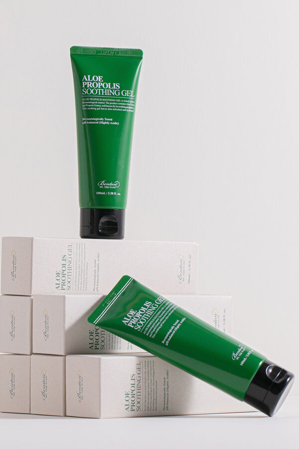 Benton Gel calmante de aloe y prop&oacute;leo Verde