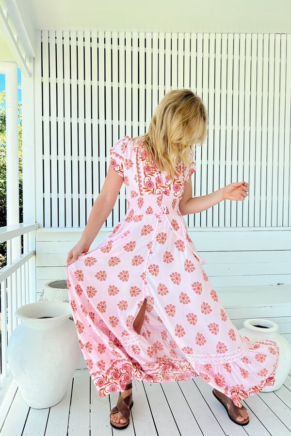 Jaase Vestido largo Romi Rosa