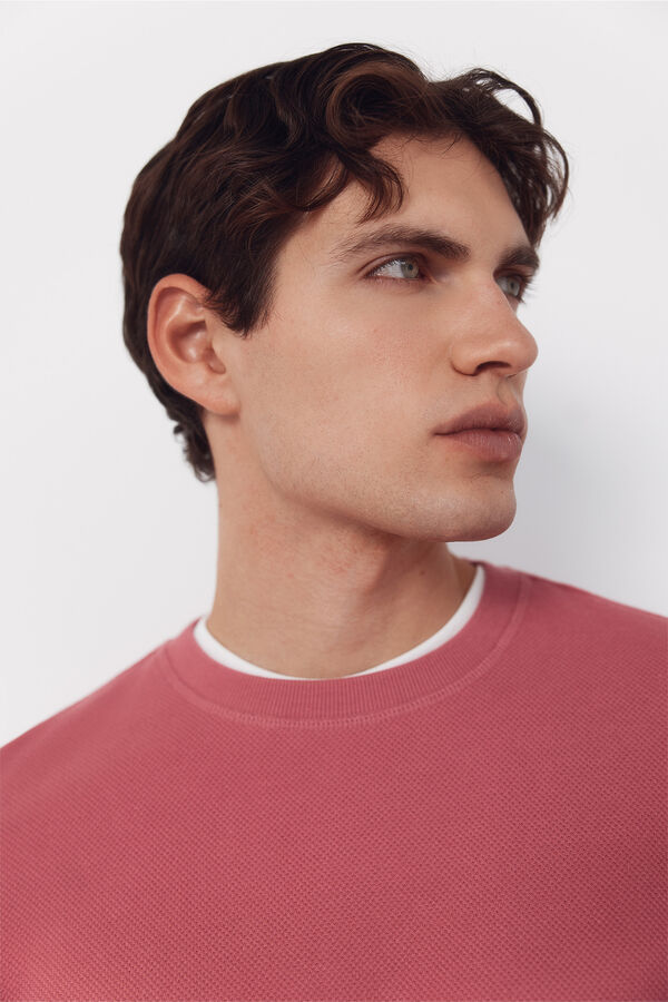 Cortefiel Sweatshirt estruturada com gola caixa Subiu