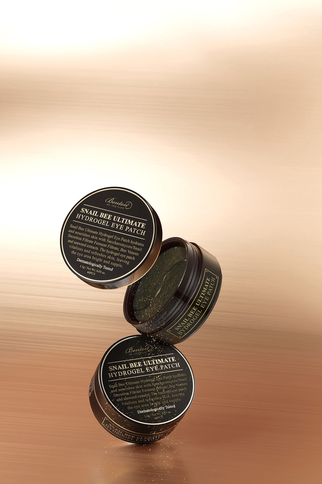 Benton Parches de hidrogel para ojos Snail Bee Ultimate