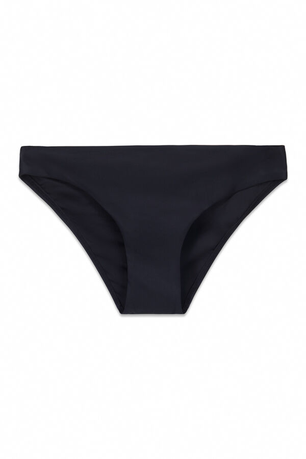 Cortefiel Braga bikini cobertura cl&aacute;sica Negro