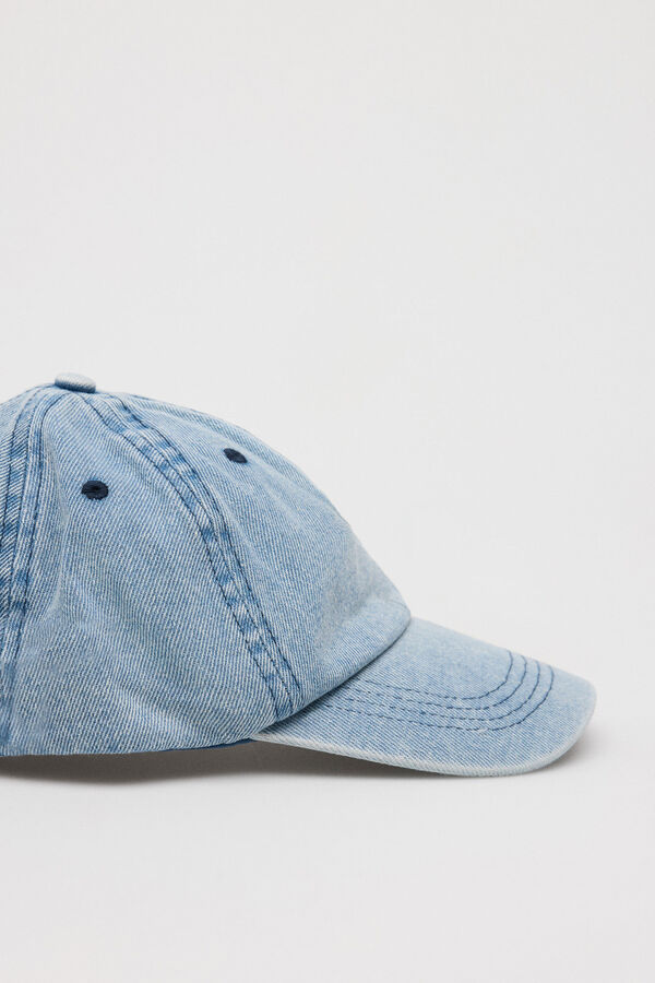 Cortefiel Gorra tachas Azul