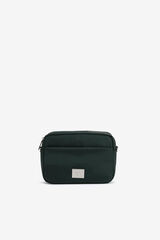 Vilanova Bolso Bandolera de Nailon Estampado Verde
