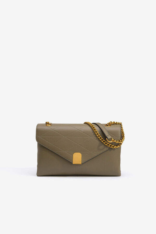 Vilanova Bolso bandolera con 2 compartimentos Kaki