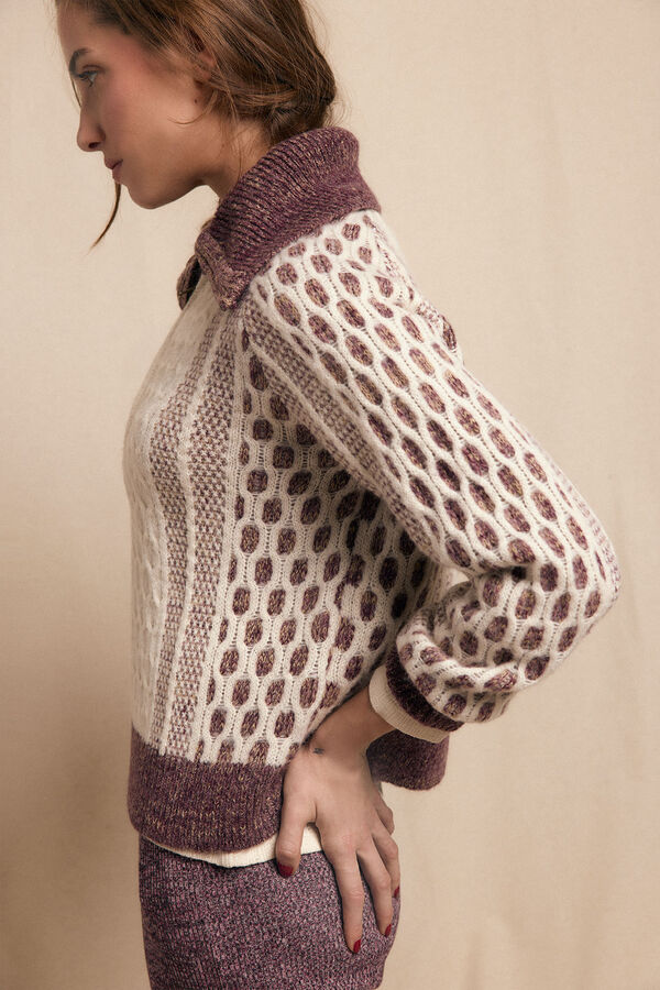 Slowlove Jersey polo Lila