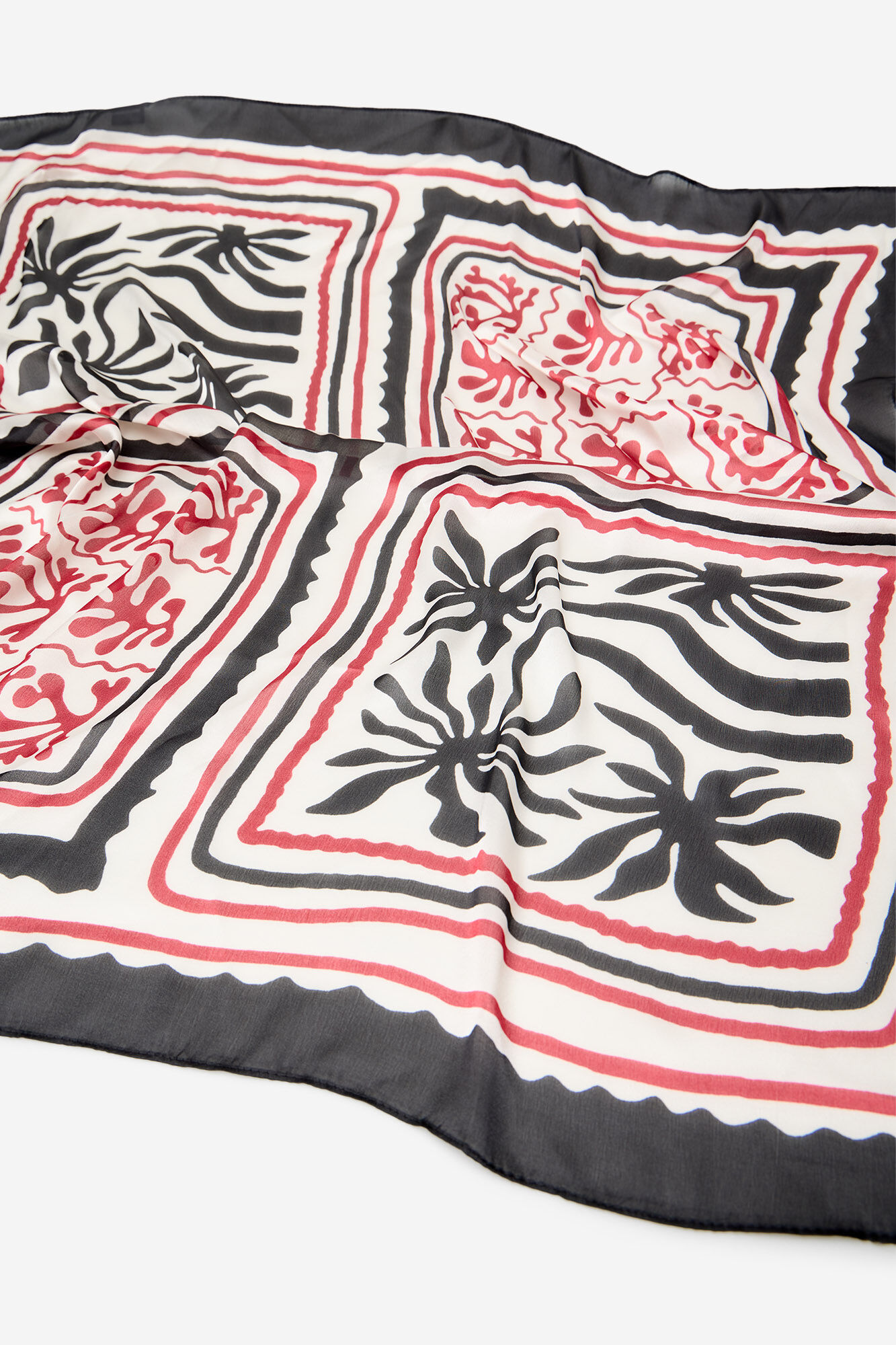 Cortefiel cachecol com estampado floral