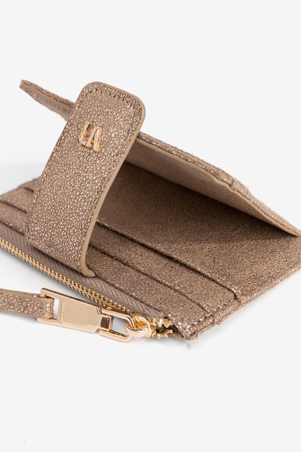 Vilanova Tarjetero Met&aacute;lico Amarillo