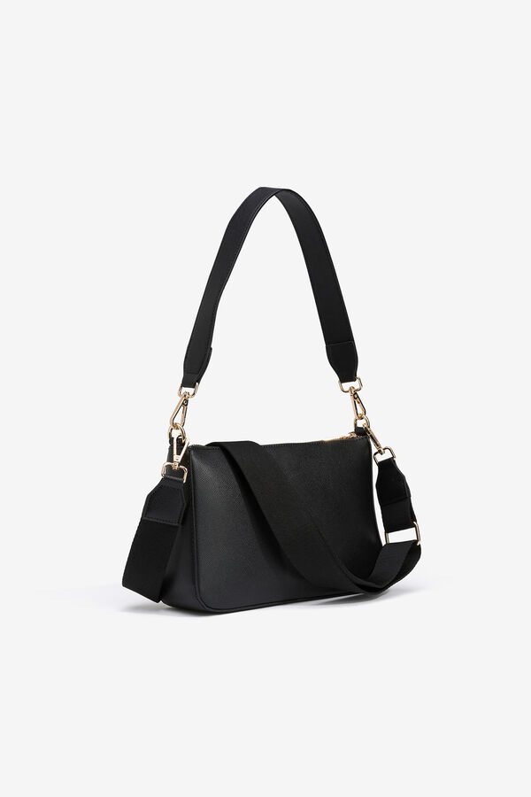 Vilanova Leather Effect Crossbody Handbag, bag Black