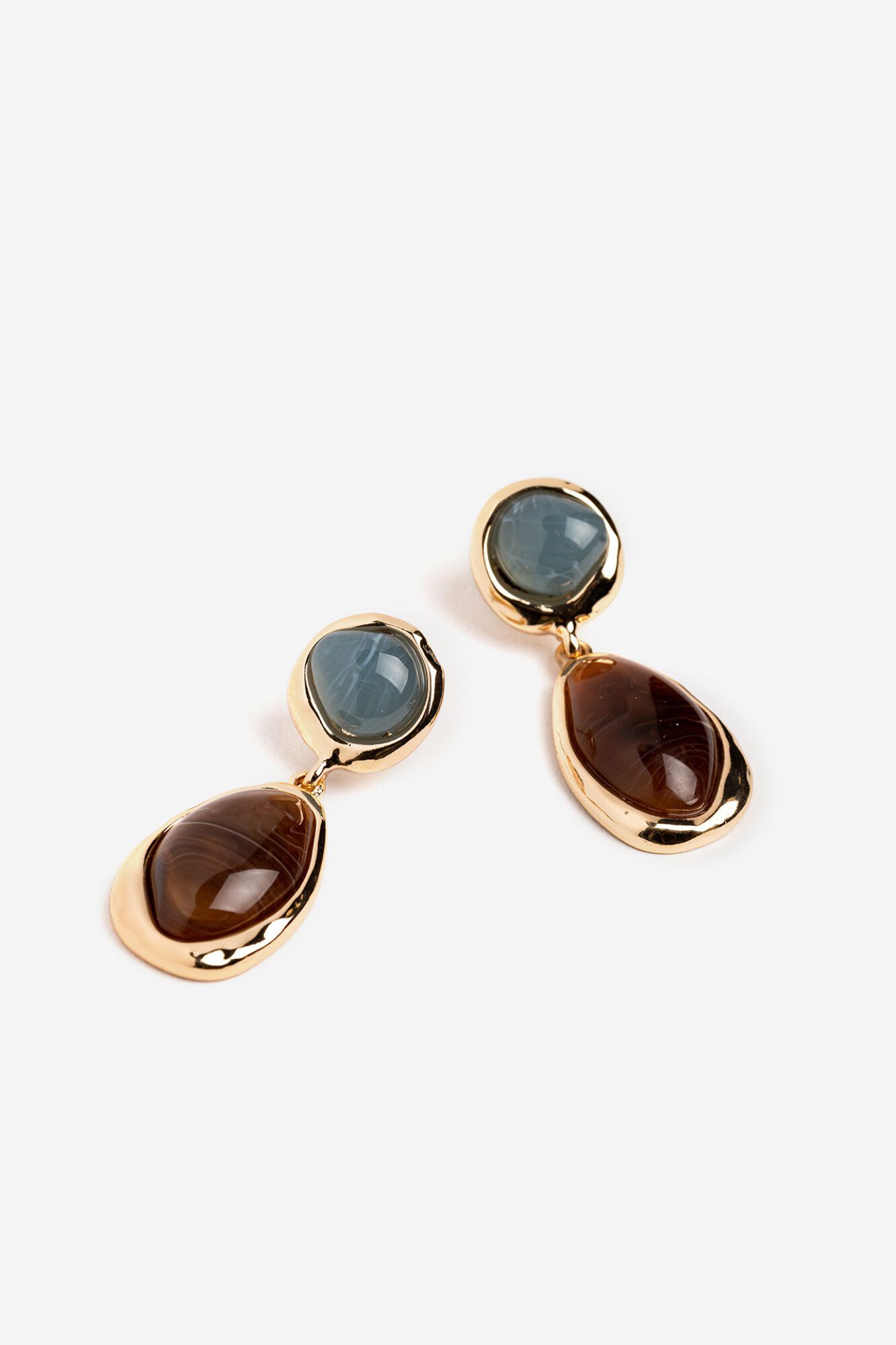 Vilanova Brincos pendentes com aplica&ccedil;&otilde;es