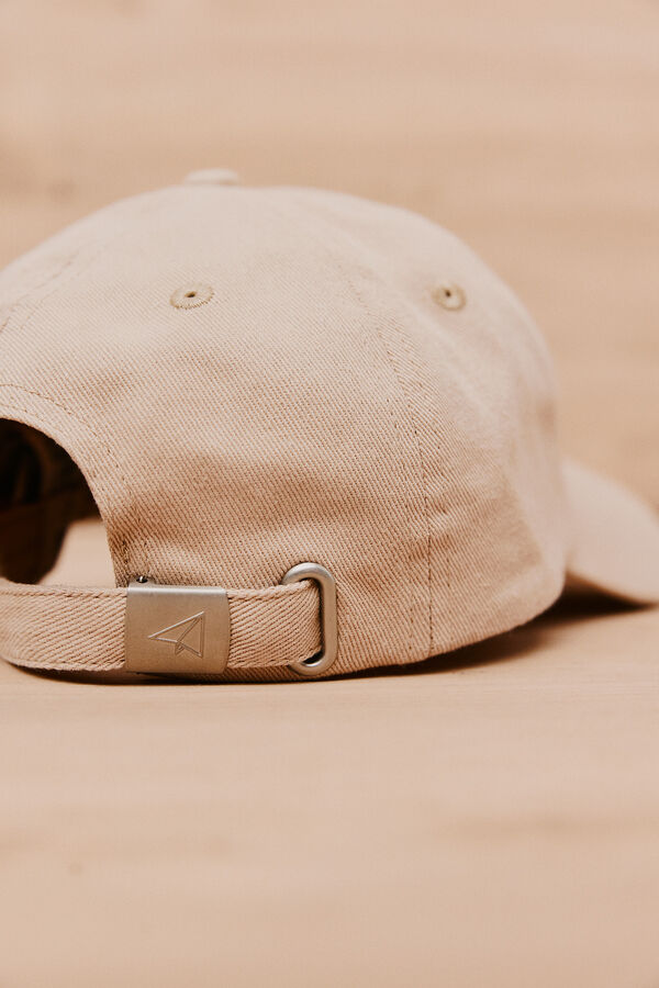 OOTO Bon&eacute; de viseira t&ecirc;xtil Castanho