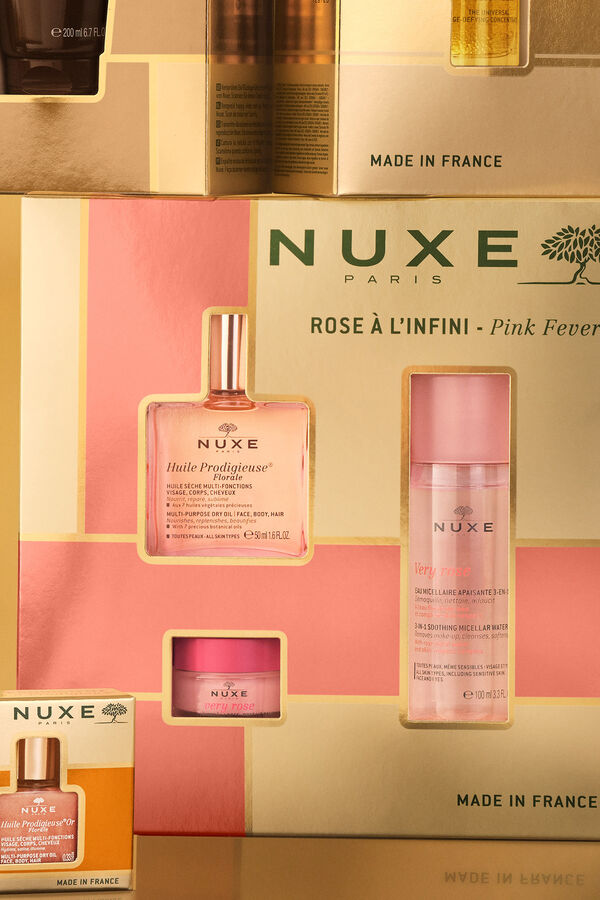 Nuxe Tratamiento facial rosa Coffret La vie en rose Nuxe Beige