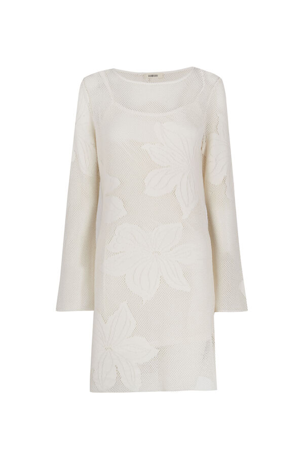 Slowlove Vestido punto Marfil