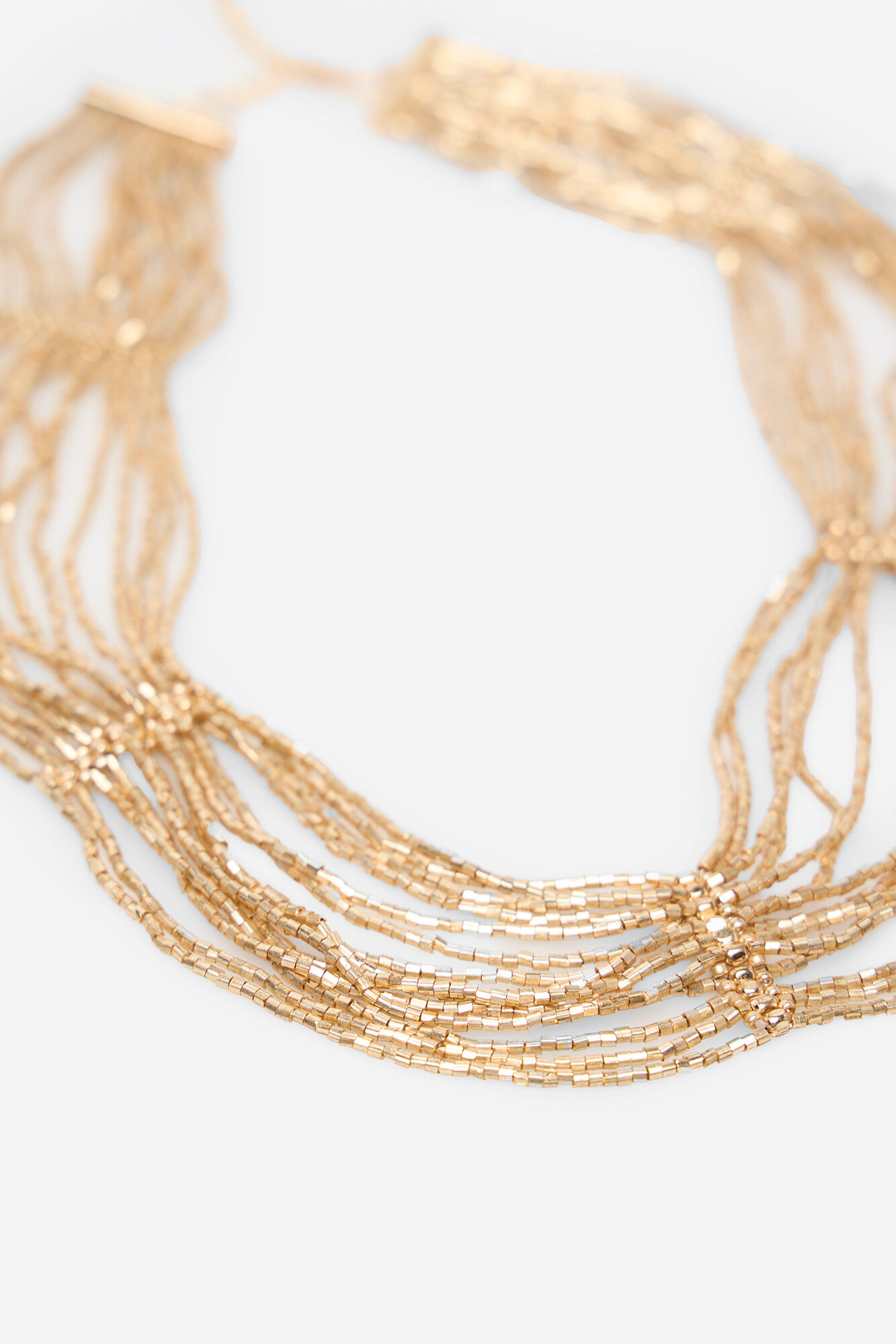 Cortefiel Collar multiple de cuentas