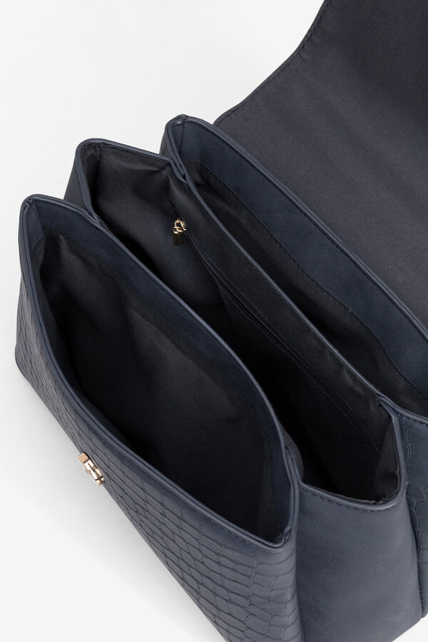 Vilanova Bolso City Efecto Cocodrilo Azul