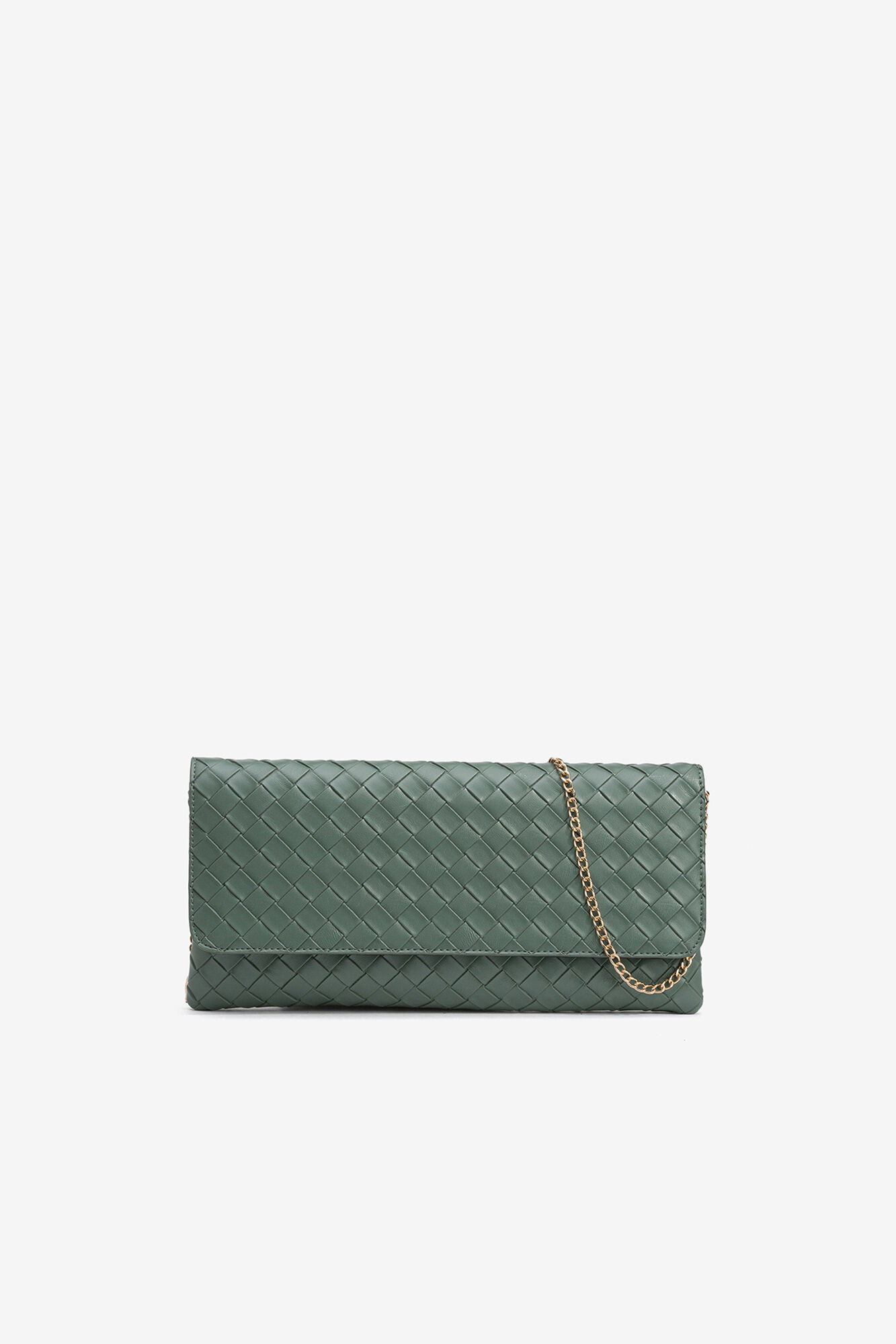 Vilanova Mala clutch texturizada de trama