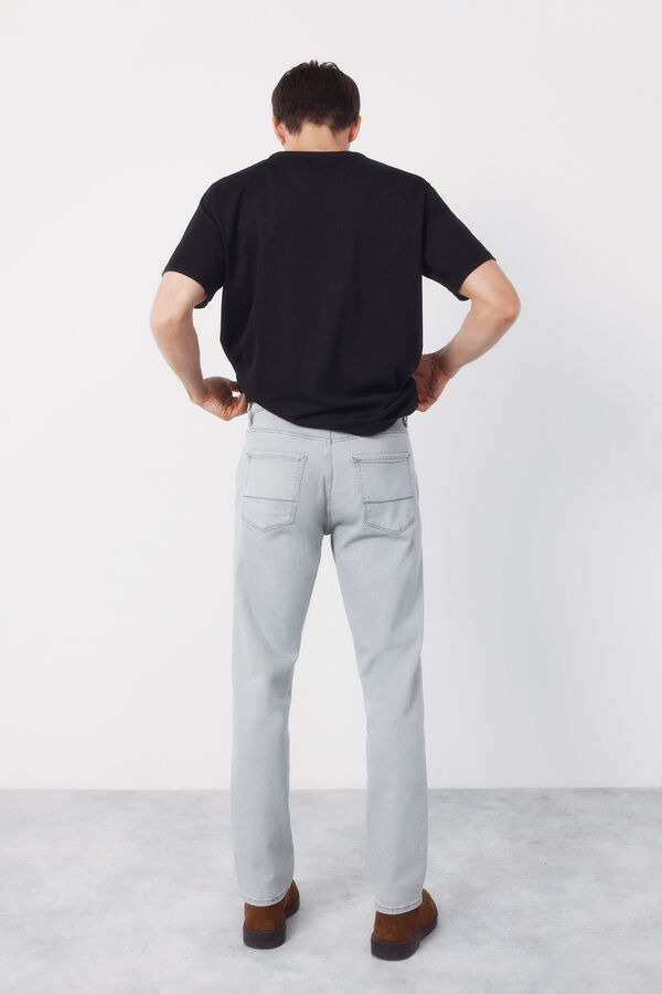 Cortefiel Camiseta b&aacute;sica Negro