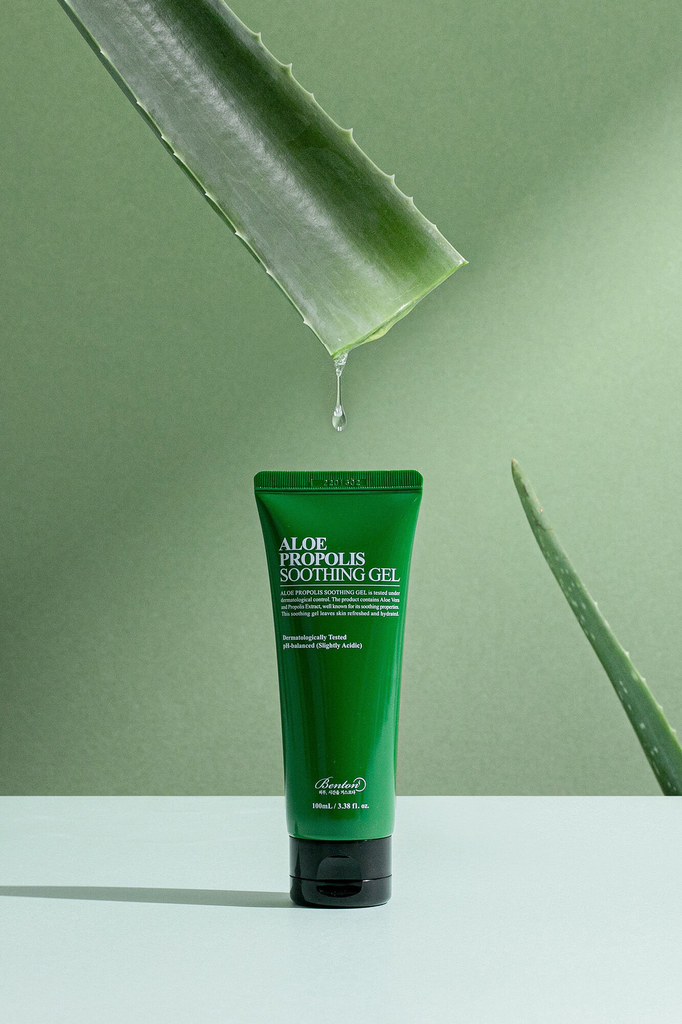 Benton Gel calmante de aloe y prop&oacute;leo