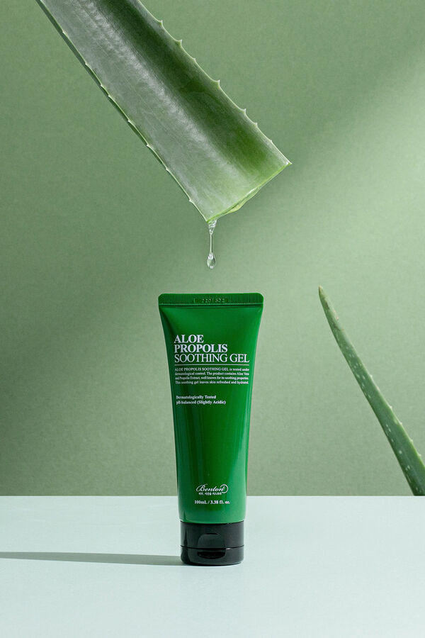 Benton Gel calmante de aloe y prop&oacute;leo Verde