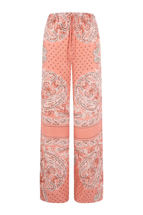 Slowlove Pantal&oacute;n fluido estampado Multicolour