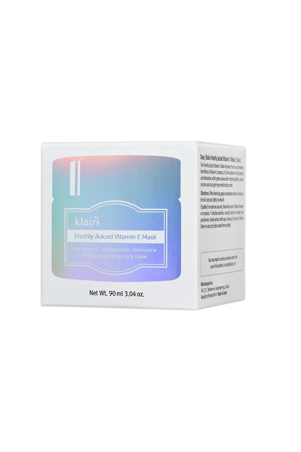 Klairs Mascarilla de Vitamina E Reci&eacute;n Exprimida White