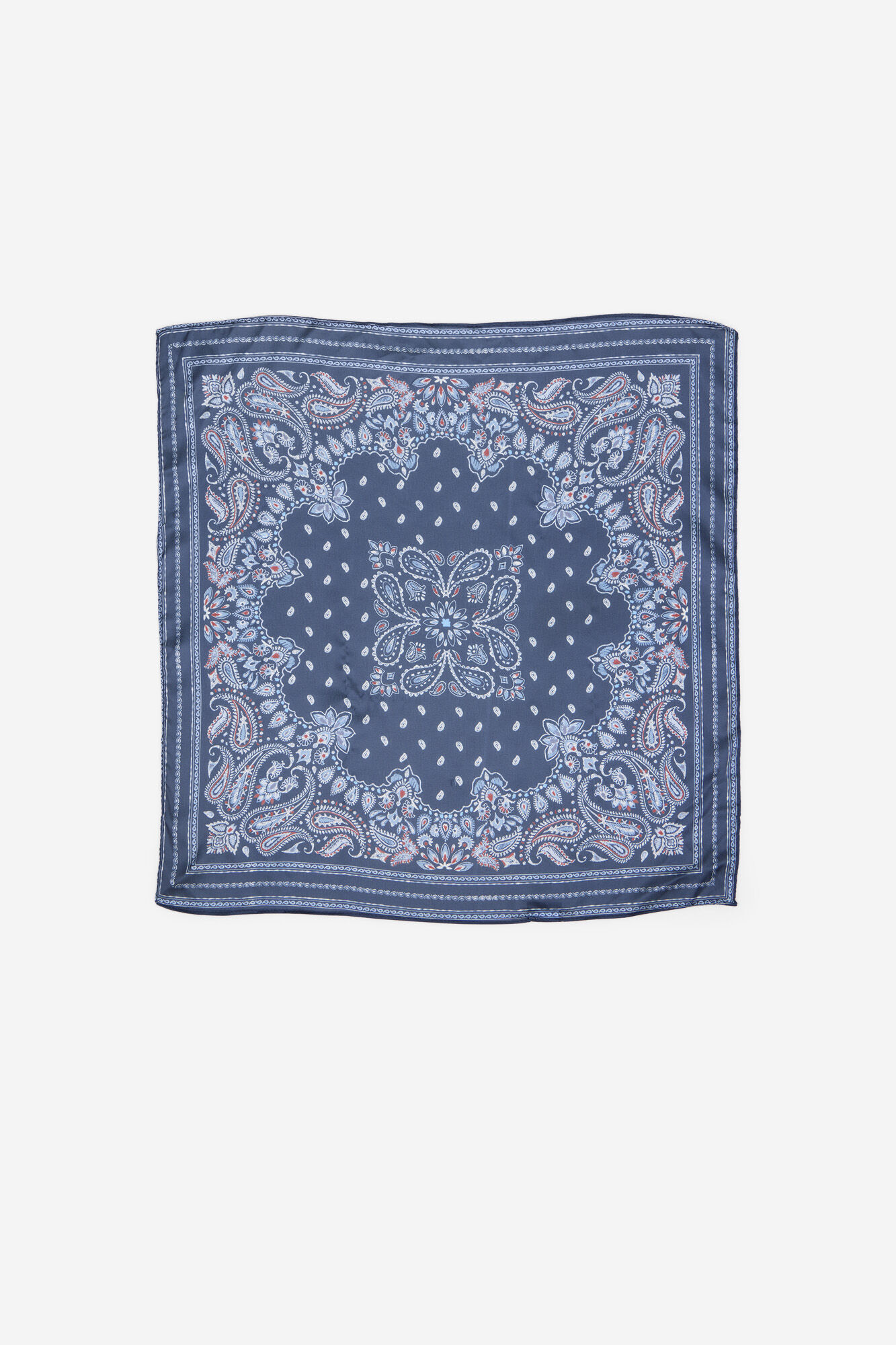 Cortefiel Bandana de cetim com estampa paisley