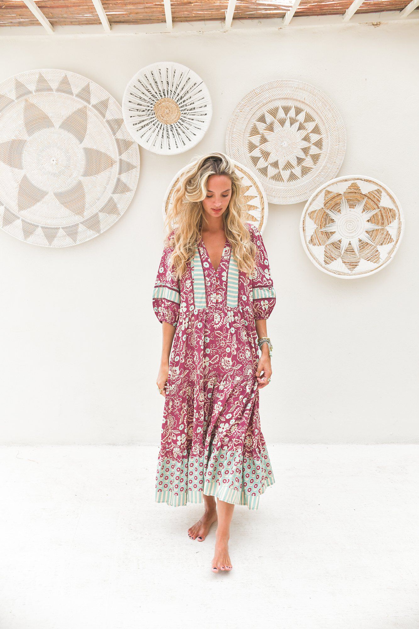 Jaase Vestido midi Mila