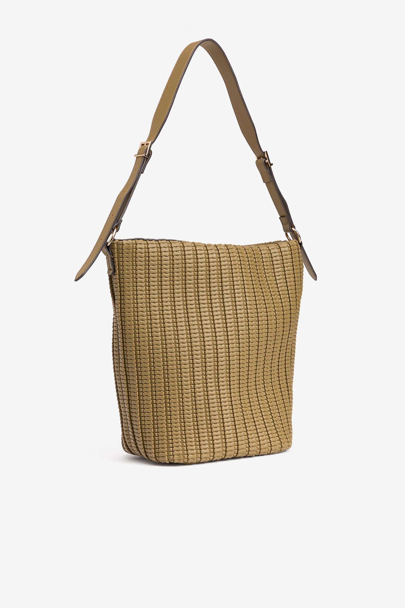Vilanova Bolso de Hombro con Textura Grabada