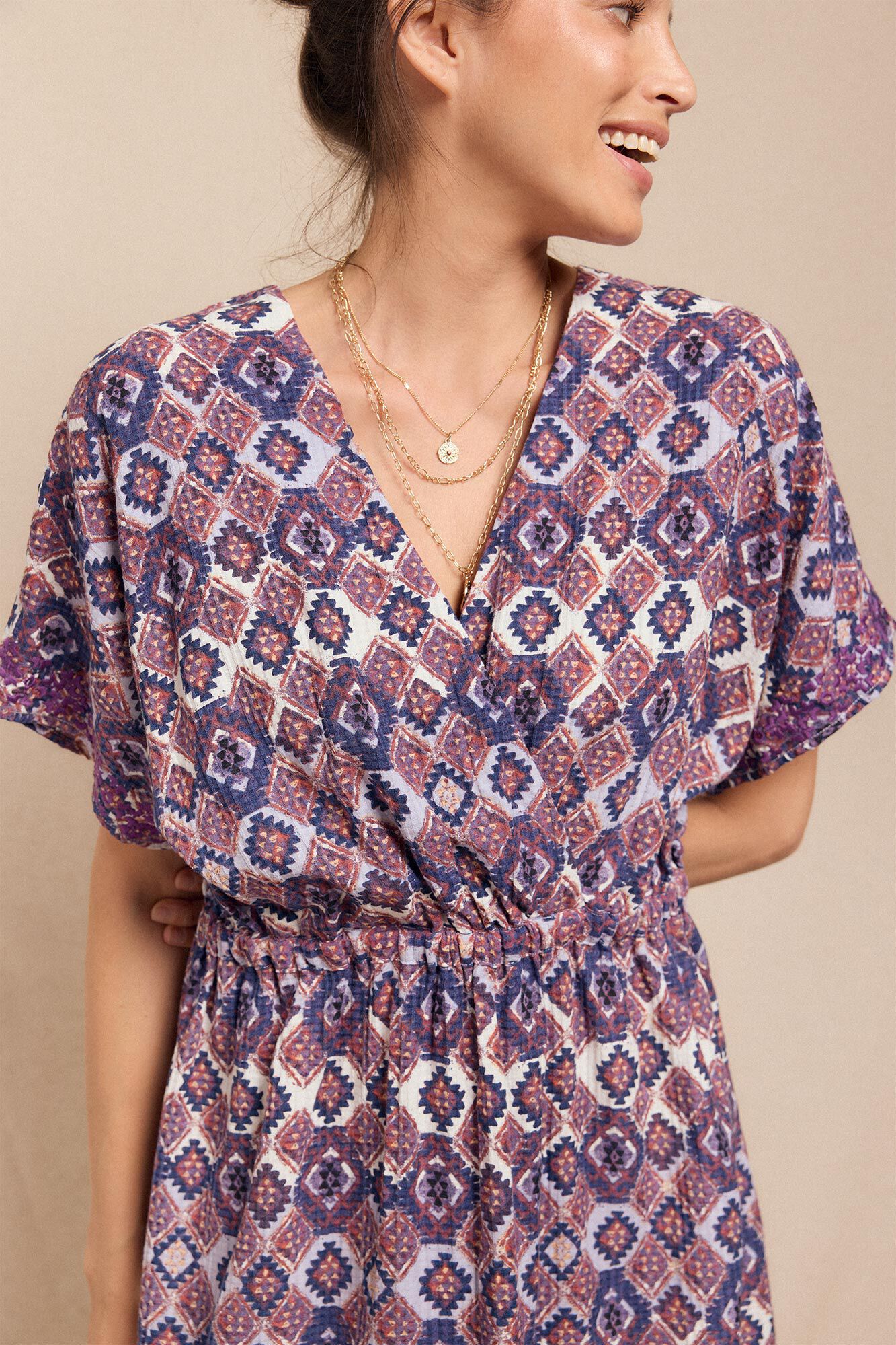 Slowlove Vestido largo estampado